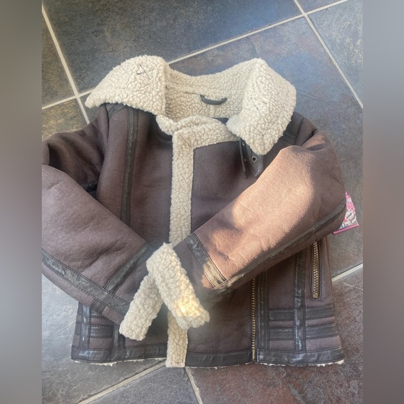 Girl confidential Other - Faux suede Sherpa Moto jacket 6